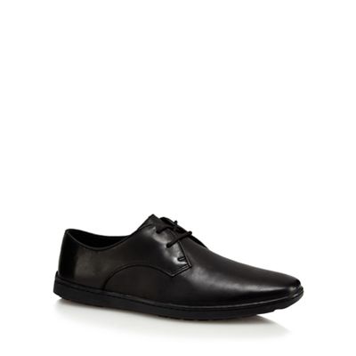 Clarks Black 'Orwin Lace' leather lace up shoes